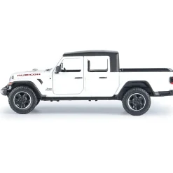 Jeep Gladiator Rubicon - Soft Top - White 1:27 Scale Diecast Model Truck by Motormax