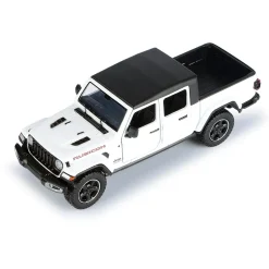 Jeep Gladiator Rubicon - Soft Top - White 1:27 Scale Diecast Model Truck by Motormax