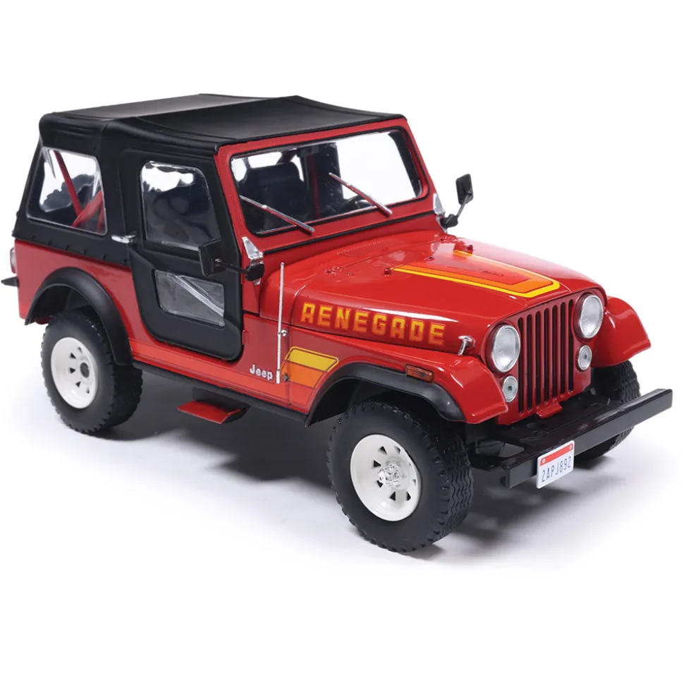 1983 Jeep Renegade - Sebring Red 1:24 Scale Diecast Model Truck by IXO Models