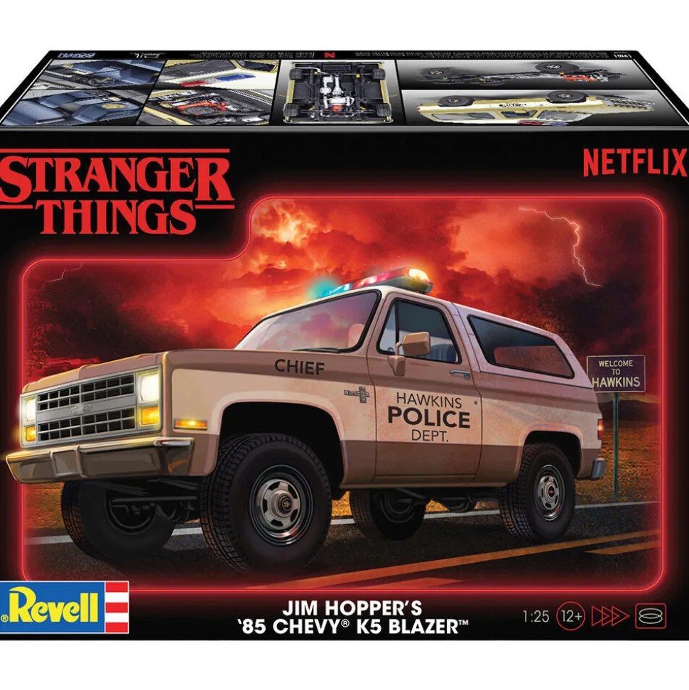 Jim Hopper's 1985 K5 Chevy Blazer - Stranger Things Model Kit 1:25 Scale Plastic Model Kit by Revell