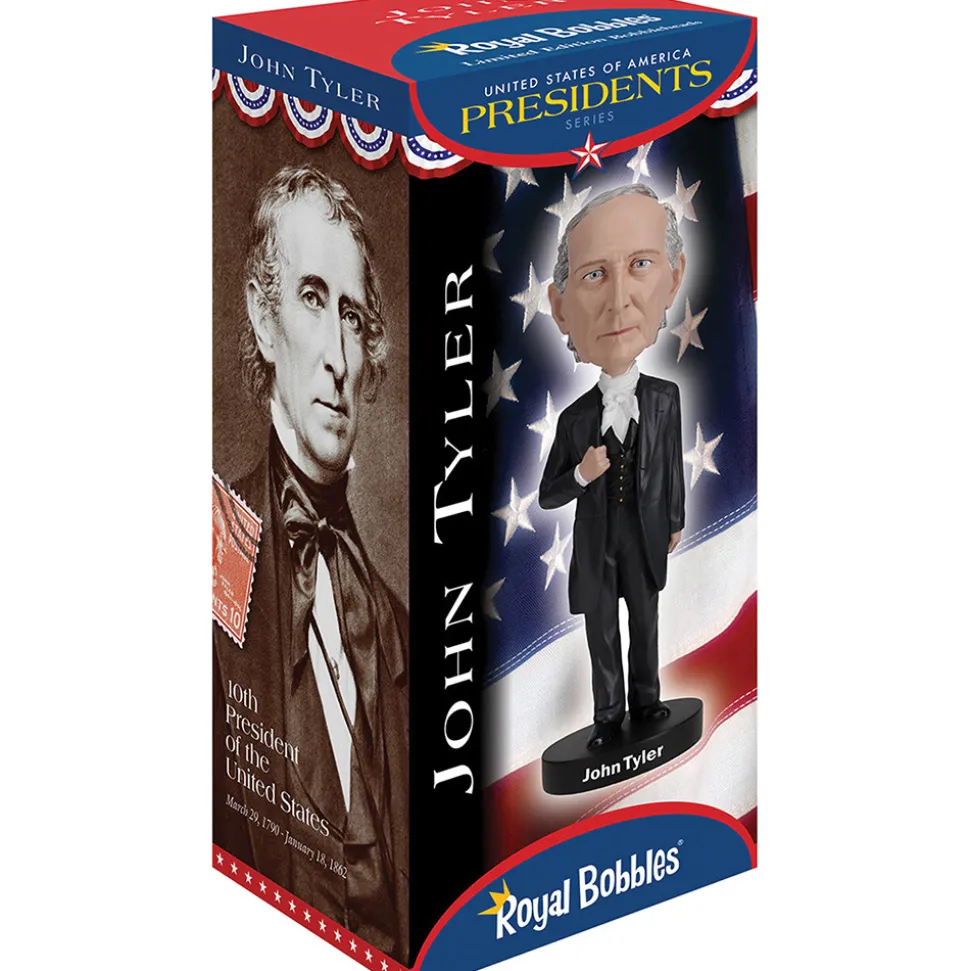 John Tyler Bobblehead Royal Bobbles (RB1213) Resin by Royal Bobbles