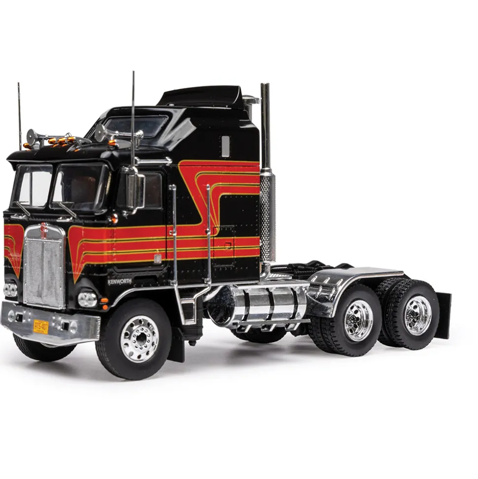 Kenworth k100 Aerodyne - 1976 Black and Red 1:43 Scale by IXO Models