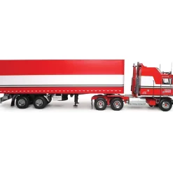 1979 Kenworth K100 Aerodyne Tractor & Trailer 1:18 Scale Diecast Model Truck by Road Kings