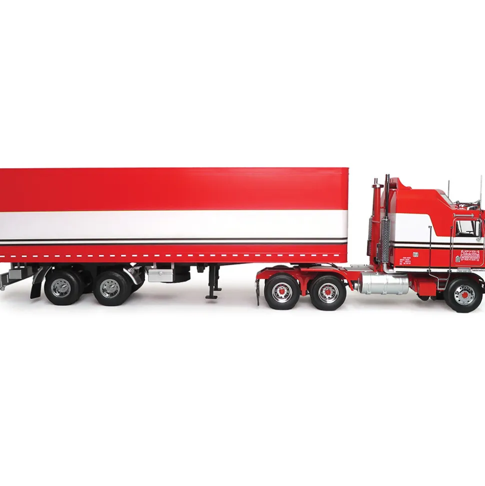 1979 Kenworth K100 Aerodyne Tractor & Trailer 1:18 Scale Diecast Model Truck by Road Kings