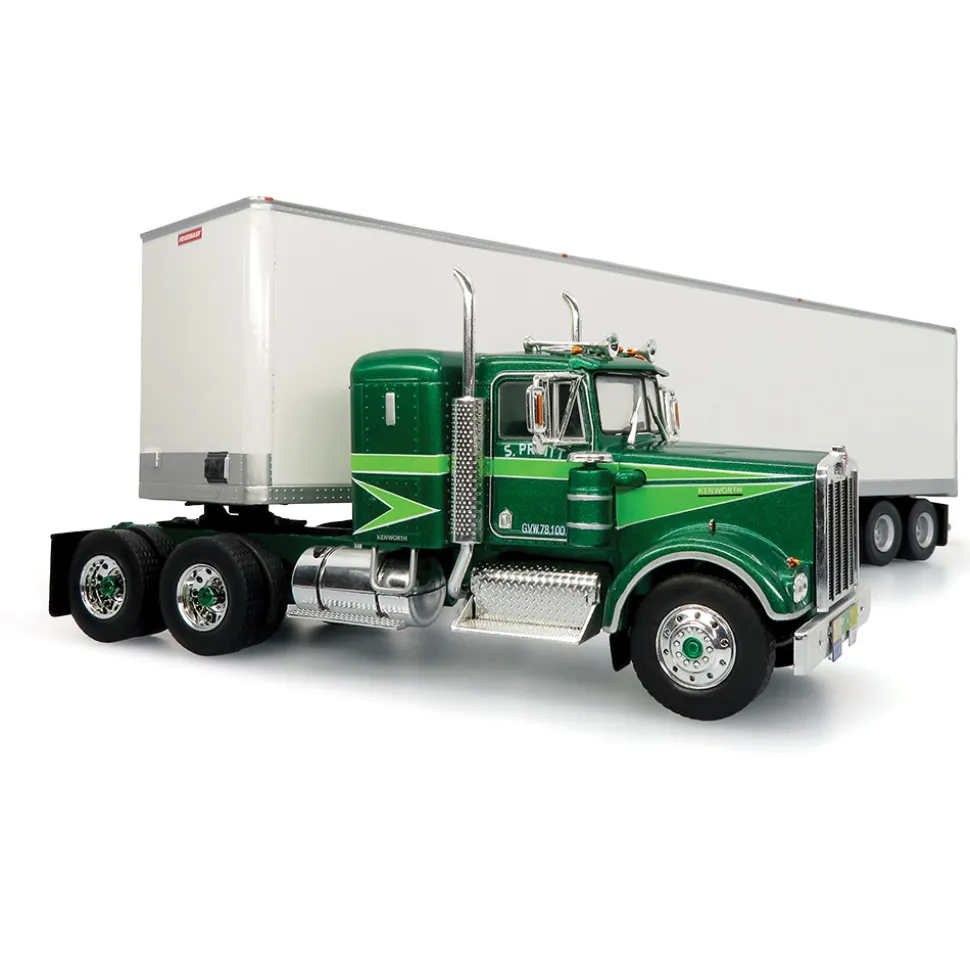 Kenworth W900A Mov'in On Tractor Trailer 1:43 Scale Diecast Model Truck by Iconic Replicas