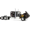 Kenworth W900A with 60" Flat Top Sleeper & 40' Vintage Reefer Trailer - Dick Simon Trucking 1:64 Scale Diecast Model Truck by Diecast Promotions