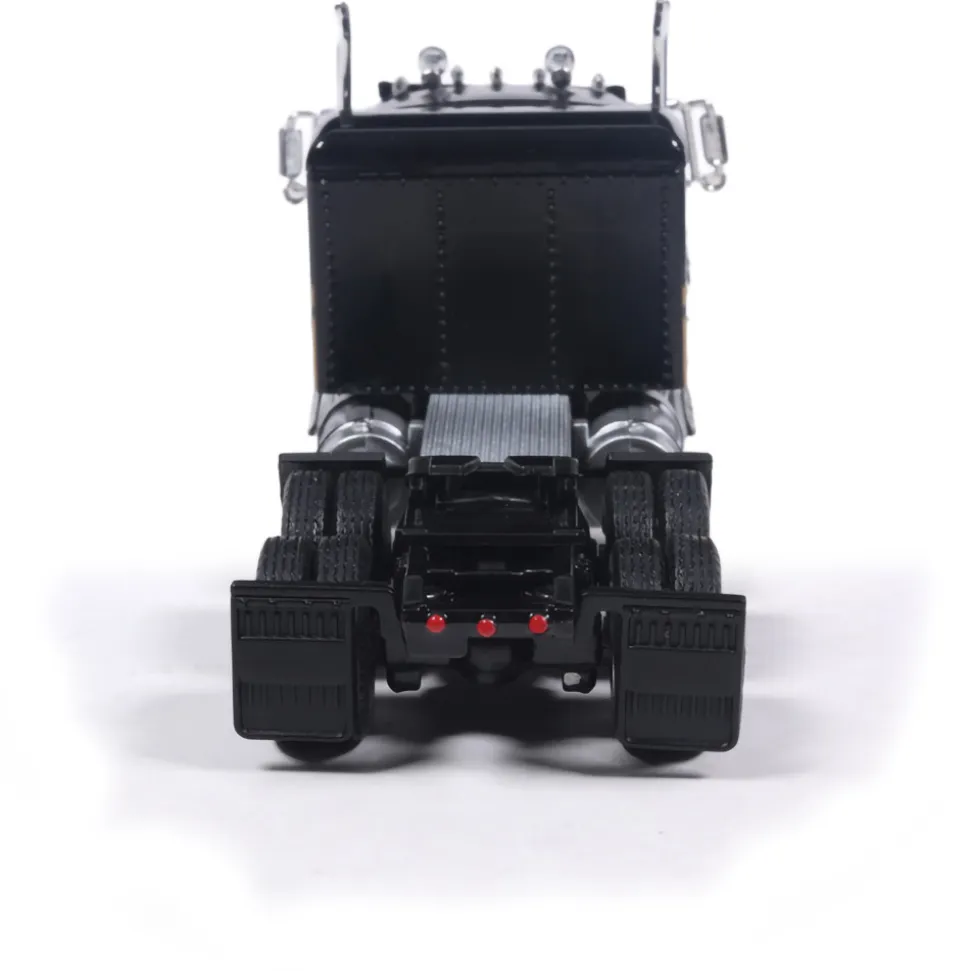 1976 Kenworth W900 - Black With Western Trailer 1:64 Scale Diecast Model Truck by IXO Models