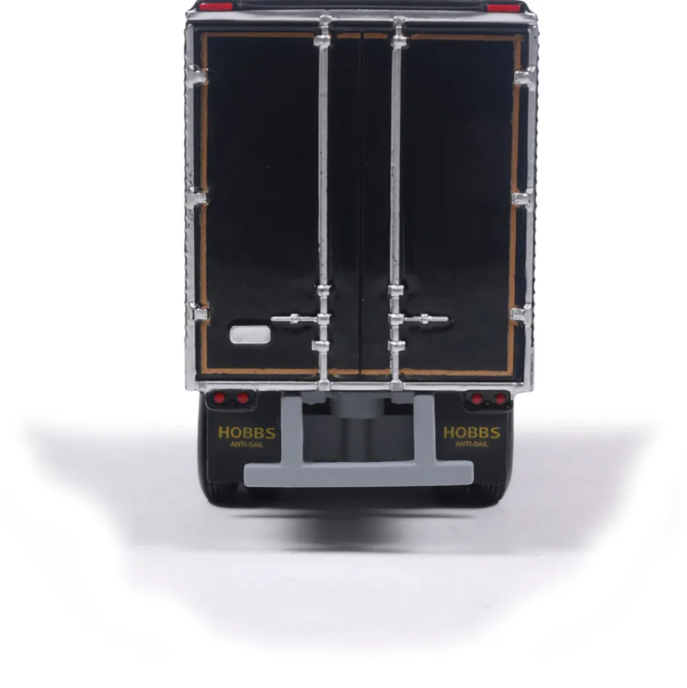 1976 Kenworth W900 - Black With Western Trailer 1:64 Scale Diecast Model Truck by IXO Models