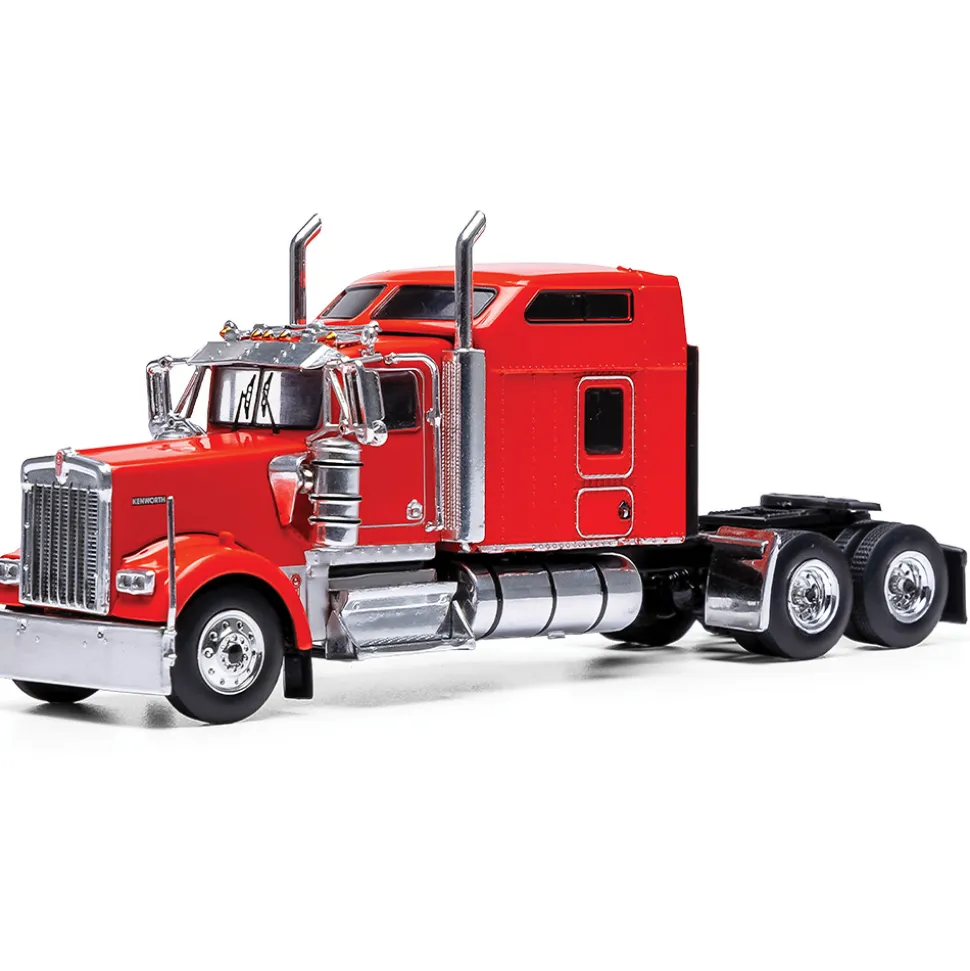 1990 Kenworth W900 - Red 1:64 Scale Diecast Model Truck by IXO Models
