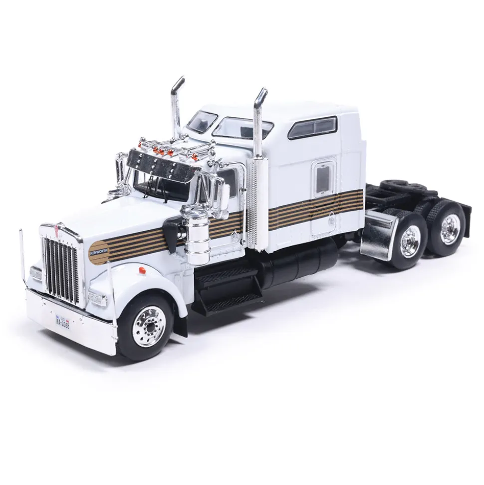 Kenworth W900 - White With Comet 1:64 Scale Diecast Model Truck by IXO Models