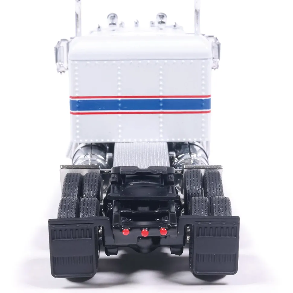 1976 Kenworth W900 With Vintage Trailer - Red, White, B 1:64 Scale Diecast Model Truck by IXO Models