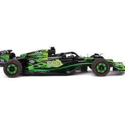2024 Kick Sauber F1 Team C44 Black V.Bottas Las Vegas GP 1:18 Scale Diecast Model Car by Solido