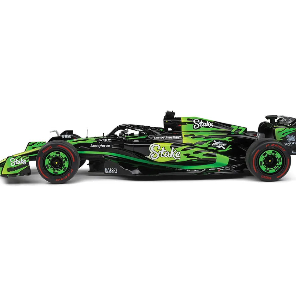 2024 Kick Sauber F1 Team C44 Black V.Bottas Las Vegas GP 1:18 Scale Diecast Model Car by Solido