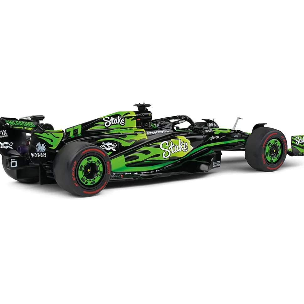 2024 Kick Sauber F1 Team C44 Black V.Bottas Las Vegas GP 1:18 Scale Diecast Model Car by Solido