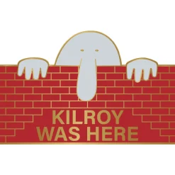 KILROY WAS HERE PIN KILROY WAS HERE PIN (P15513) by Eagle Emblems