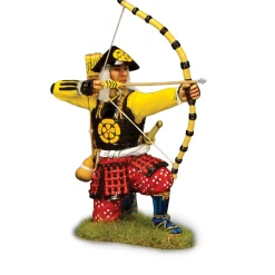 Kneeling Ashigaru Archer 1/30 Figure K&C (SW003) 1:30 Scale Metal by King and Country