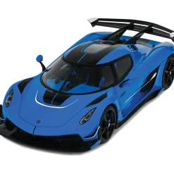 2025 Koenigsegg Jesko - Blue 1:18 Scale Cast Resin Model Car by GT Spirit