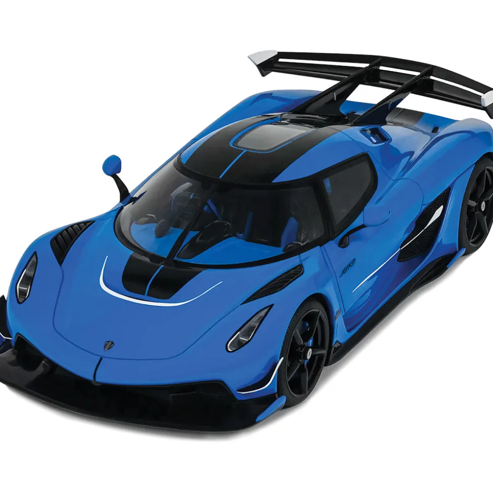 2025 Koenigsegg Jesko - Blue 1:18 Scale Cast Resin Model Car by GT Spirit