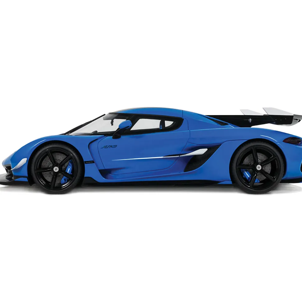 2025 Koenigsegg Jesko - Blue 1:18 Scale Cast Resin Model Car by GT Spirit
