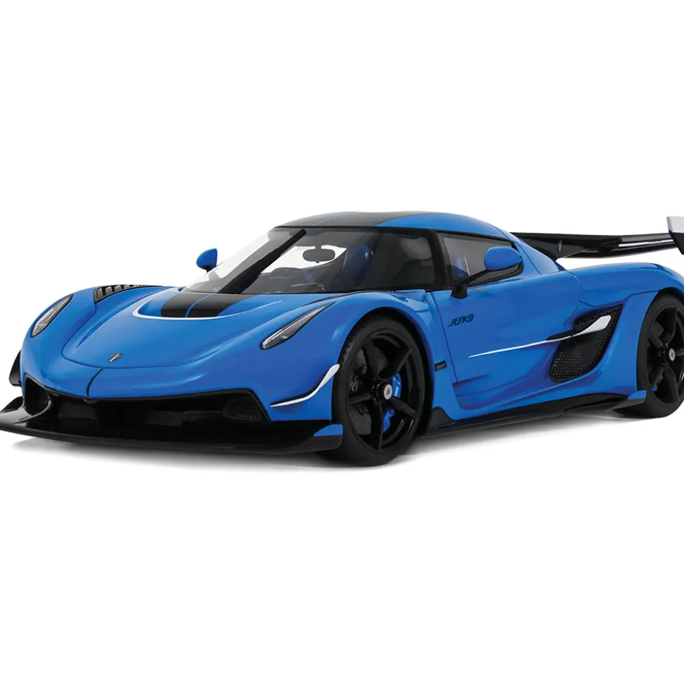 2025 Koenigsegg Jesko - Blue 1:18 Scale Cast Resin Model Car by GT Spirit