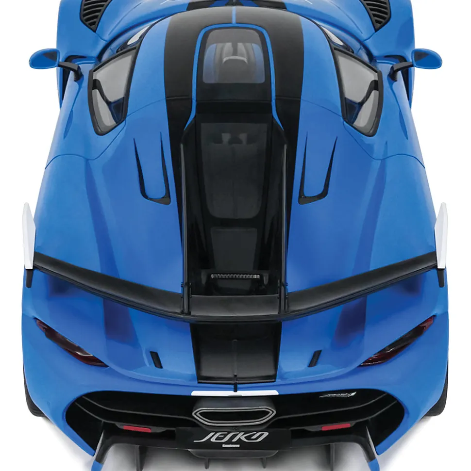 2025 Koenigsegg Jesko - Blue 1:18 Scale Cast Resin Model Car by GT Spirit