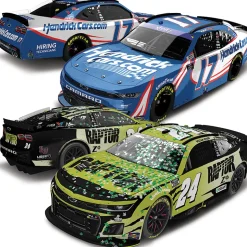 2024 Kyle Larson & William Byron Chevrolet Camaro Cota Win 2 Pack NASCAR Diecast 1:64 Scale Diecast Model Car by Lionel Racing