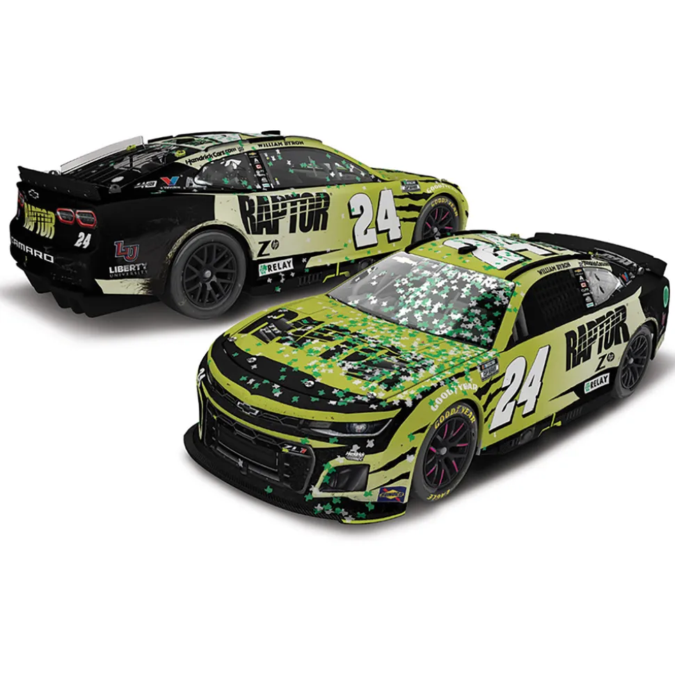 2024 Kyle Larson & William Byron Chevrolet Camaro Cota Win 2 Pack NASCAR Diecast 1:64 Scale Diecast Model Car by Lionel Racing