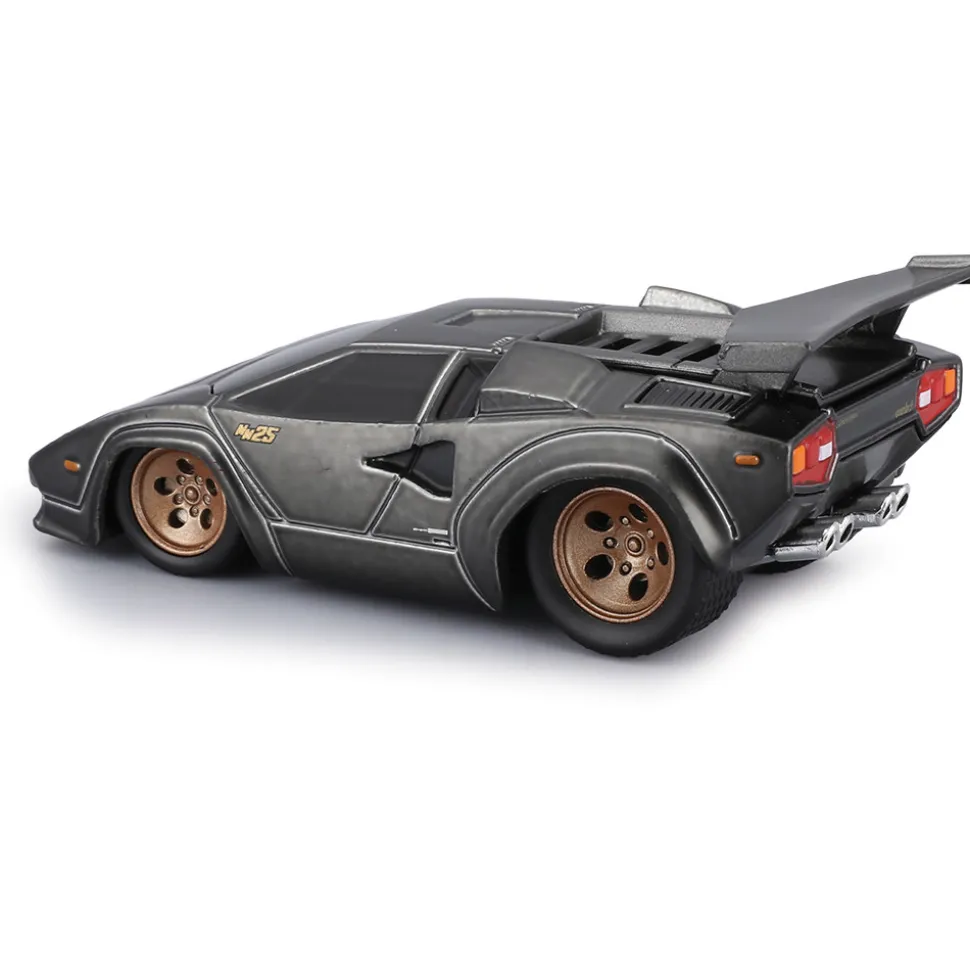 Lamborghini Countach - Gray - Muscle Machines 25th 1:64 Scale by Muscle Machines