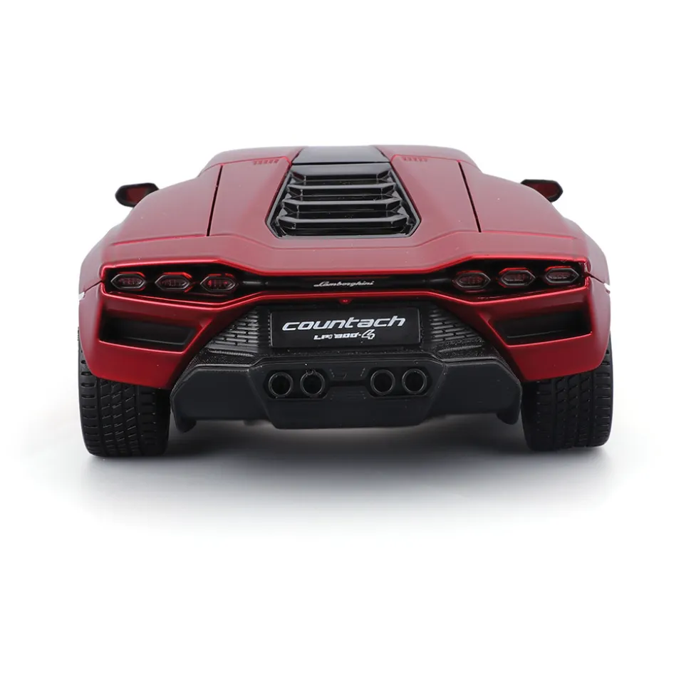 Lamborghini Countach LP! 800-4 - Red 1:24 Scale Diecast Model Car by Bburago