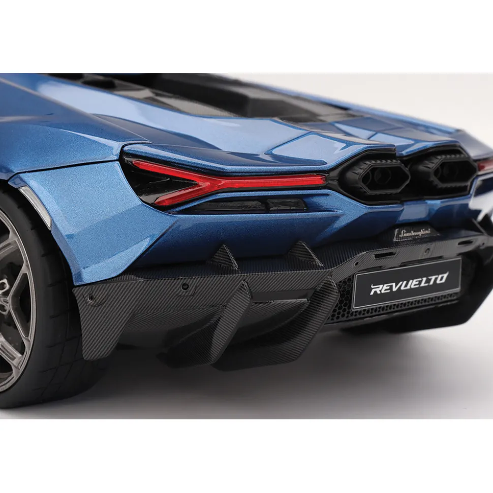 Lamborghini Revuelto - Blu Eleos 1:18 Scale Cast Resin Model Car by Topspeed