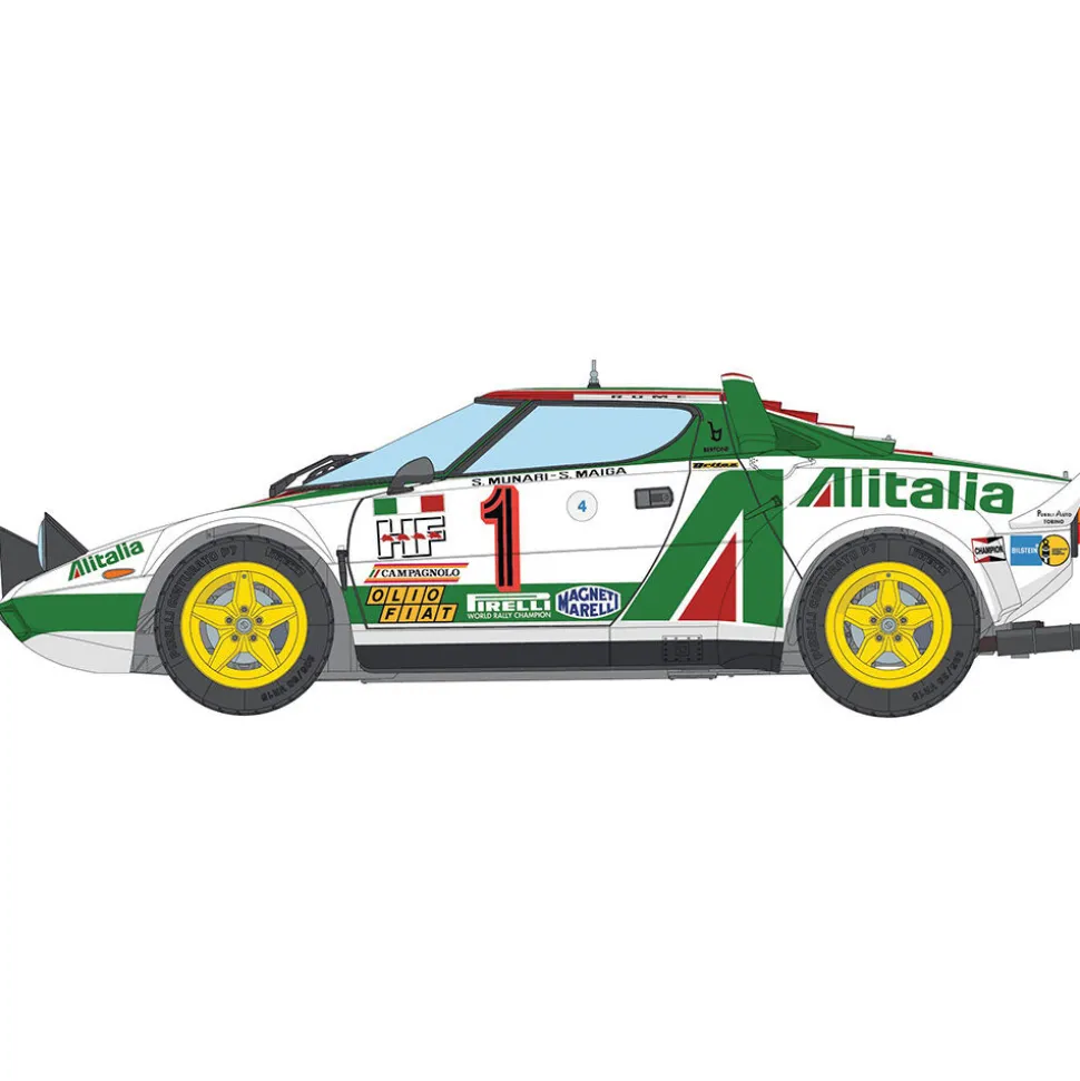 Lancia Stratos HF Gr.4 1/12 Kit 1:12 scale Plastic by Italeri