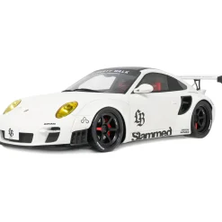 2024 LB-Works Porsche Turbo - White 1:18 Scale Cast Resin Model Car by GT Spirit