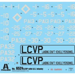 LCVP With US Infantry 1/35 Kit 1:35 Scale Plastic Model Kit by Italeri