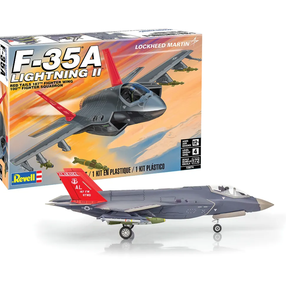 Lockheed Martin® F-35®A Lightning II® 1:72 Scale Plastic Model Kit by Revell