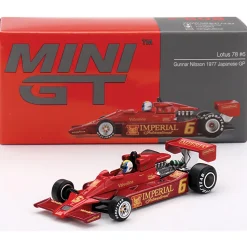 1977 Lotus 78 #3 - Gunnar Nisson Japanese Grand Prix 1:64 Scale Diecast Model Truck by Mini GT