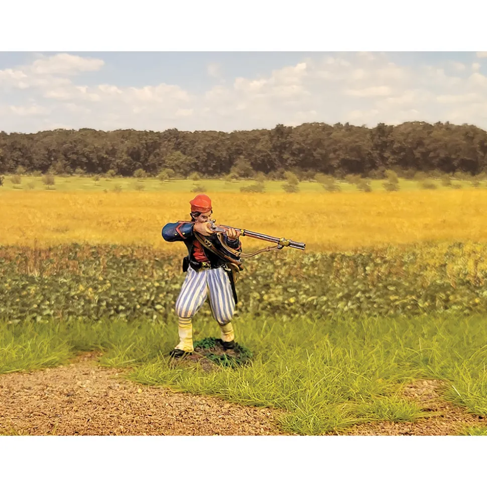Louisiana Tiger Advancing Firing, 1861-62 1/30 Figure William Britain (31505) 1:30 scale Metal by William Britain