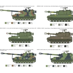 M109 A2/A3G Howitzer 1/35 Kit 1:35 Scale Plastic by Italeri