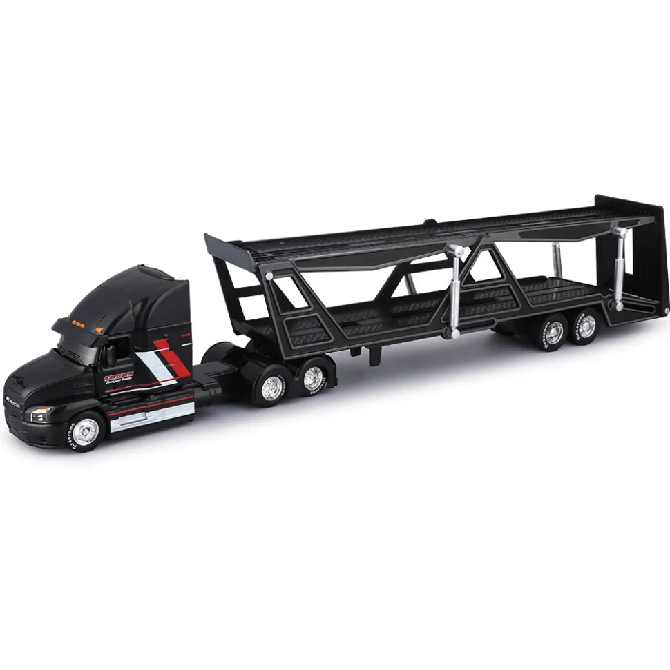Mack Anthem Transporter + 1993 Chevrolet 454 SS 1:64 Scale Diecast Replica Model by Maisto