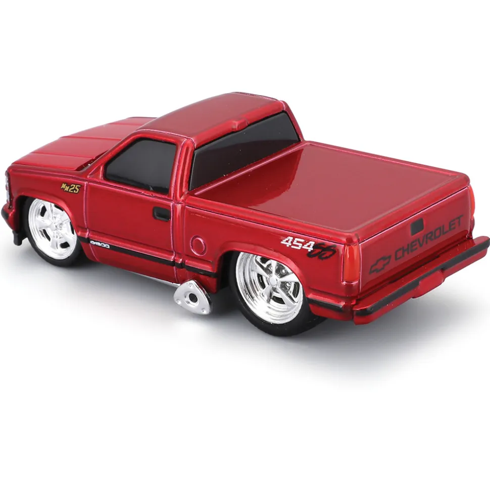 1980 MACK R685ST Flatbed & 1993 Chevy 454 SS - Muscle Transports 1:64 Scale by Muscle Machines