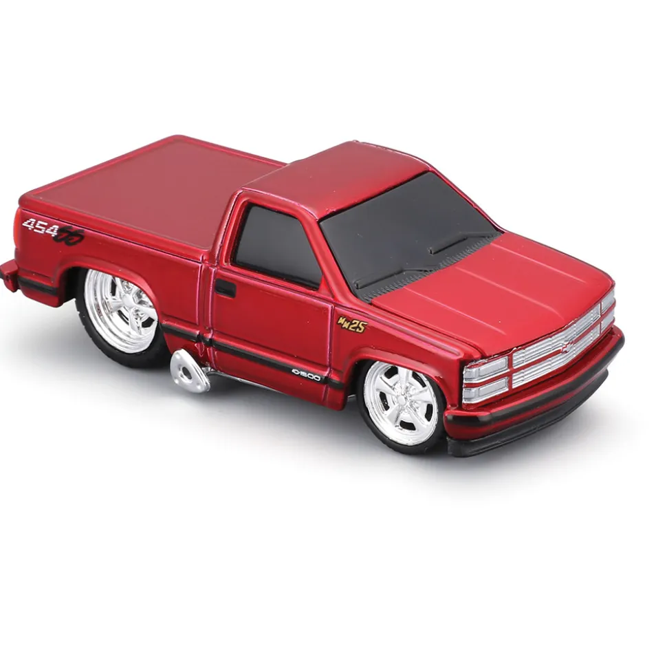 1980 MACK R685ST Flatbed & 1993 Chevy 454 SS - Muscle Transports 1:64 Scale by Muscle Machines