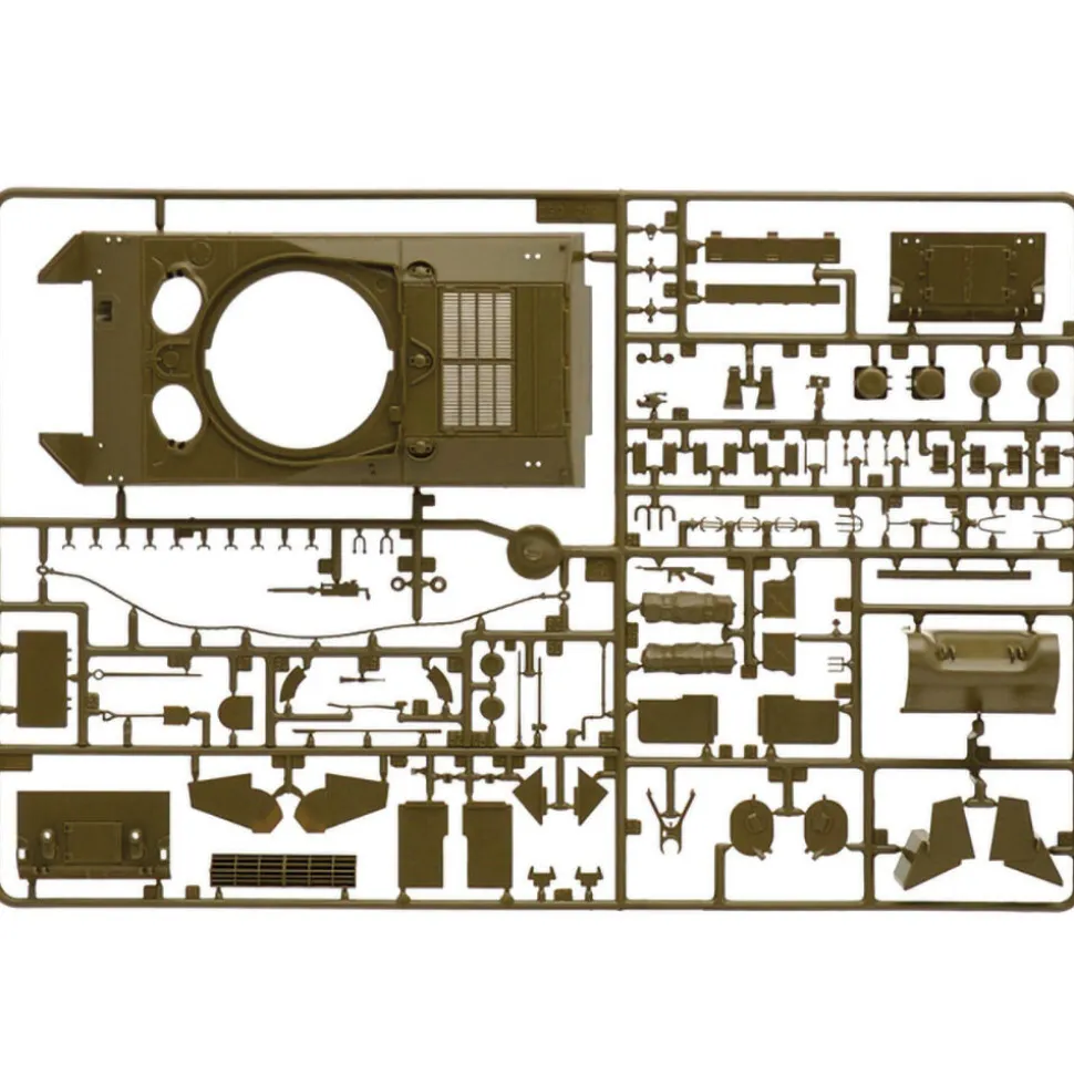 M4A3E8 Sherman “Fury” 1/35 Kit 1:35 Scale Plastic Model Kit by Italeri