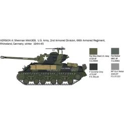 M4A3E8 Sherman 1/56 Kit 1:56 Scale Plastic Model Kit by Italeri