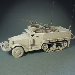 M3A1 Half-Track 1/30 Kit Campaign Miniatures (70002) 1:30 Scale Resin by Campaign Miniatures