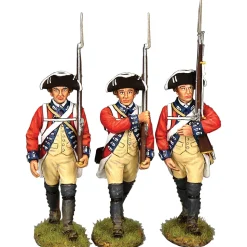 Marching Redcoats 1/30 Figure K&C (BR107) 1:30 scale Metal by King and Country