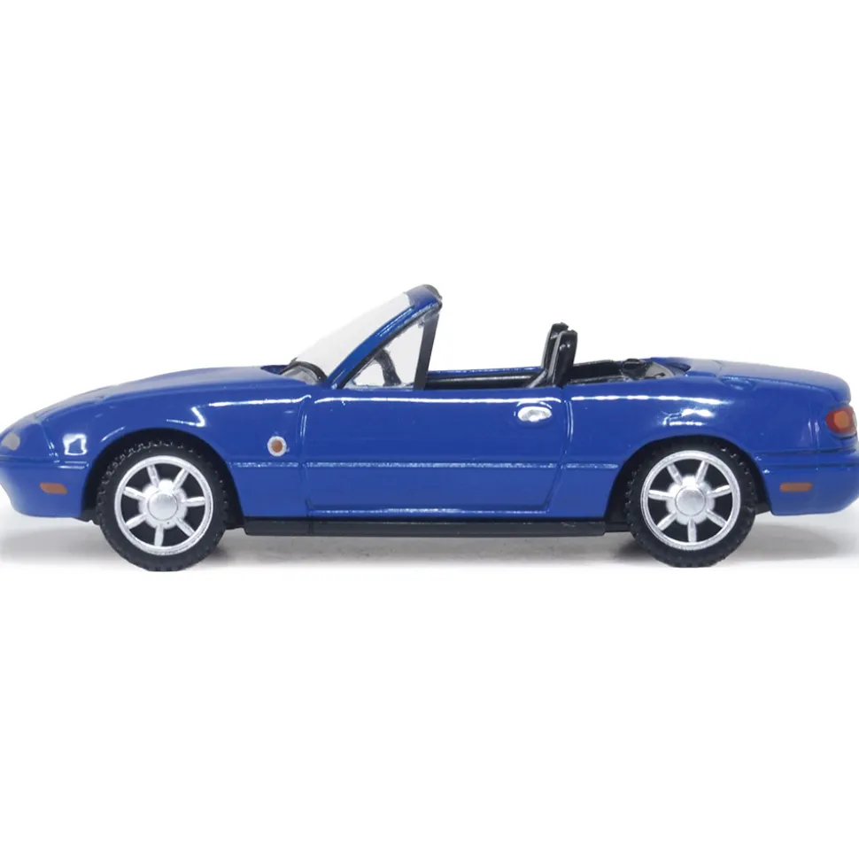 Mazda MX-5 Miata (Open) - Mariner Blue 1:76 Scale Diecast Model Car by Oxford Diecast