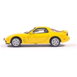 1991 Mazda RX-7 - Competition Yellow Mica 1:64 Scale Diecast Model Car by IXO Models