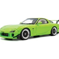 1999 Mazda RX7 FD3RS Solido Works - Neon Green 1:18 Scale Diecast Model Car by Solido