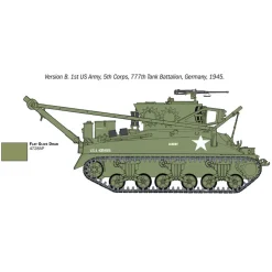 M32B1 Armored Recovery Vehicle 1/35 Kit 1:35 Scale Plastic Model Kit by Italeri