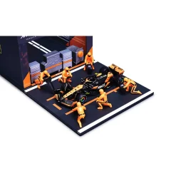 2024 McLaren F1 MCL38 Pit Pass - Norris #4 1:43 Scale Diecast Model Car by Bburago