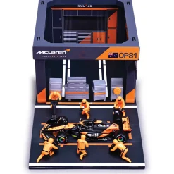 2024 McLaren F1MCL38 Pit Pass - Piastri #81 1:43 Scale Diecast Model Car by Bburago